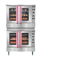 VEVOR Double Deck Gas Convection Oven, 14 cu.ft Full-Size Commercial Convection Oven, 40,000 BTU x 2 Powerful Burners, Natural Gas Commercial Ovens with Two Fan Modes, for Bakery, Restaurant & Kitchen | VEVOR US