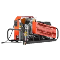 VEVOR PCP Air Compressor, 4500PSI/30Mpa Diving Scuba Tank Air Compressor, 60 L/min Four-Cylinder Auto Stop PCP Rifle Compressor Pump with Fan Cooling System for Scuba Tanks, Paintball, Firefighting | VEVOR US