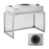 VEVOR Laminar Flow Hood, 24.02 x 46.06 x 27.36 inch Working Area FUU Fan Filter Unit, Meets Class 100/ISO 5 Clean Room Standards, with HEPA-14 Filter and G1 Pre-Filter, for Laboratory, Mushroom Room | VEVOR US
