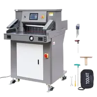 VEVOR Electric Paper Cutter, 1100W Heavy Duty Paper Cutter Machine 20.3 in / 515 mm Cutting Width, 3.1 in / 80 mm Cutting Thickness, Electric Guillotine Trimmer with Casters & 7 in Touchscreen | VEVOR US