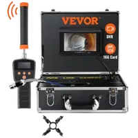 VEVOR Sewer Camera with 512Hz Locator,100 ft/30 m, 7″ Pipeline Inspection Camera with DVR Function, IP68 Camera with 12 Adjustable LEDs, A 16 GB SD Card for Sewer Line, Home, Duct Drain Pipe Plumbing | VEVOR US