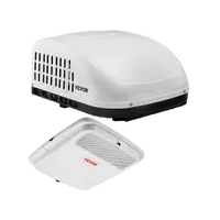 VEVOR RV Air Conditioner, 15000 BTU Non-Ducted Rooftop RV AC Unit, 65 dB Quiet Design, Including Air Distribution Box, Operation Panel and Installation Hardware, for Campers, Vans, Trailers, White | VEVOR US