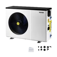 VEVOR Electric Pool Heat Pump, 51200 BTU, Pool Heaters for 7926-15851GAL Above and In Ground Pools, Low Noise, Heating and Cooling Highly Efficient & Energy-Saving Pool Water Heater AC208-230V 60Hz | VEVOR US