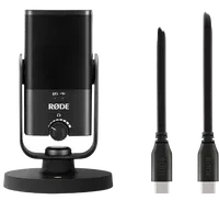 RØDE NT-USB Mini Studio-Quality Condenser USB Microphone with USB-C to USB-C Cable (1.5m) for Podcasting, Streaming, Gaming, Vocal and Instrument Recording