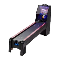 VEVOR 9′ Roll and Score Classic Arcade Game Table, Skee Ball Arcade, with LED Electronic Scorer & Track Lighting, Sound, Automatic Ball Return, Adults Kids Home Recreation Game Room, 4 Balls Included | VEVOR US