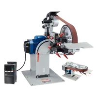 VEVOR Belt Grinder Sander, 72 x 2-Inch Variable Speed Belt Polisher with VFD, 1500W Knife Sharpener with 3 Grinding Moulds & 3PCS Sanding Belts for Metalworking, Compatible with 72″- 82*2″ Belts | VEVOR US