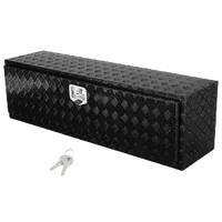 VEVOR Underbody Truck Box, 60″ x 17″ x 18″ Pickup Storage Box, Heavy Duty Aluminum Diamond Plate Tool Box with Lock and Keys, Waterproof Trailer Storage Box with T-Handle Latch for Truck, Van, Trailer | VEVOR US