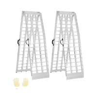 VEVOR Aluminum Ramps, 2000 lbs, 2Pcs Heavy-duty Ramps with Wider Ramp Surface, Universal Stable Loading Ramp with Handles, Fit for ATV, UTV, Motorcycle, Electric Bicycle, etc. | VEVOR US