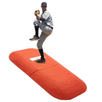 VEVOR Pitching Mound, Portable Baseball Game Mound, 107 in Indoor Outdoor Pitching Practice and Training Equipment, Softball Pitching Aids with Antifade Turf and Pitching Rubber | VEVOR US