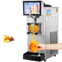 VEVOR Commercial Slushy Machine, 8L / 2.1 Gal Single Bowl, Cool and Freeze Modes, 1050W Stainless Steel Margarita Smoothie Frozen Drink Maker, Slushie Machine for Party Cafes Restaurants Bars Home | VEVOR US