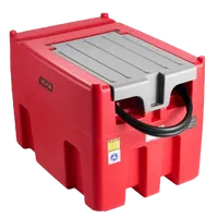 VEVOR Portable Diesel & Gasoline Tank, 116 Gallon, 10 GPM Flow Rate, Diesel Fuel Tank with 12V Electric Transfer Pump, 13.1ft Hose, Auto Fueling Nozzle, Transfer Tank for Easy Fuel Transportation, Red | VEVOR US