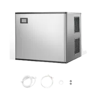 VEVOR Commercial Ice Maker Machine 800 lbs/24 h, 26 Inch Stainless Steel Industrial Ice Machine, Self-Cleaning and Scheduled Ice Making, Modular Ice Cube Machine for Restaurant Hotel - Head Only | VEVOR US