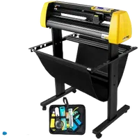 VEVOR Vinyl Cutter Machine, 34 in / 870 mm Max Paper Feed Cutting Plotter, Automatic Camera Contour Cutting LCD Screen Printer with Stand Adjustable Force and Speed for Sign Making Plotter Cutter | VEVOR US