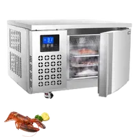 VEVOR Commercial Blast Freezer, 80 L / 2.8 Cu.ft Blast Chiller with 3 Trays, Blast Chiller Freezer Chest with 4 Freezing Modes, Stainless Steel Food Blast Freezer with Casters for Restaurant, Seafood | VEVOR US