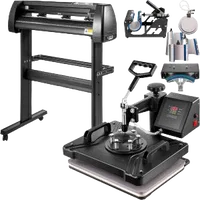 VEVOR 8 In 1 Heat Press Sublimation Machine & 28″ Vinyl Cutter Cutting Plotter | VEVOR US