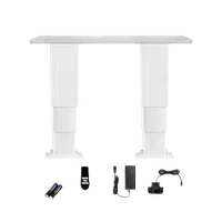 VEVOR Electric Lifting Column System, 260 lbs Lift Table, 14.2-31.1 in Height Range, Three-stage Adjustable Desk Column, Telescopic Table Leg, Comes with Power-Supply Option to Control up/Down Motion | VEVOR US