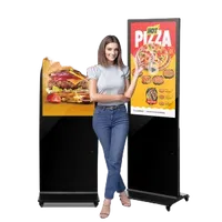 VEVOR 43 Inch Digital Signage Display, Touchscreen Digital Kiosk, Indoor Floor Standing Kiosk Display, 2K UHD LCD Screen, 2GB RAM & 32GB ROM, with WiFi HDMI/USB Input, Commercial Advertising Display | VEVOR US