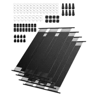 VEVOR Solar Pool Heater, 4 x 10 ft HDPE Solar Pool Panel( 4 Pcs) - Durable & Weather-Proof, with Complete Accessories, Universal Solar Pool Panel–Raises Water Temperature, Aboveground & Inground Pool | VEVOR US