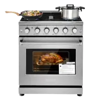 VEVOR Gas Range Oven, 30 Inches Width, Freestanding Stainless Steel Stove and Oven with 5 Sealed Cooktop Burners, Easy Reach Racks, Storage Drawer, 4.8 Cu. Ft. Capacity, for Apartment, Home, Kitchen | VEVOR US