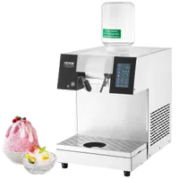 VEVOR Commercial Snowflake Ice Machine, 507LBS/24H Snowflake Ice Maker, Stainless Steel Ice Shaver Machine, Electric Snow Cone Maker, Air Cooling System for Rapid Heat Dissipation, for Bakery, Cafe | VEVOR US