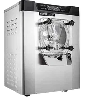 VEVOR Commercial Ice Cream Machine 1400W 20/5.3 Gph Hard Serve Ice Cream Maker with LED Display Screen Auto Shut-Off Timer One Flavors Perfect for Restaurants Snack bar Supermarkets | VEVOR US