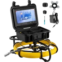 VEVOR Sewer Camera Pipe Inspection Camera 100FT 9-Inch LCD Monitor Pipe Camera | VEVOR US