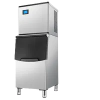 VEVOR Commercial Ice Maker Machine, 500LBS/24H Ice Making Machine with 250LBS Large Storage Bin, Auto Self-Cleaning Ice Maker Machine with Touchscreen for Bar Cafe Restaurant Business Commercial | VEVOR US