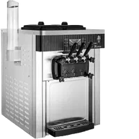 VEVOR Commercial Ice Cream Machine 5.3 to 7.4Gal per Hour Soft Serve with LED Display Auto Clean 3 Flavors Perfect for Restaurants Snack Bar, 2200W, Sliver | VEVOR US