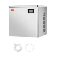 VEVOR Commercial Ice Maker Machine 450 lbs/Day, 22 Inch Stainless Steel Industrial Ice Machine, Self-Cleaning and Scheduled Ice Making, Modular Ice Cube Machine for Restaurant Hotel - Head Only | VEVOR US