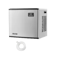 VEVOR Commercial Ice Maker Machine - Head, 500 Lbs/Day Stainless Steel Ice Machine with Self-Cleaning, Scheduled Ice-Making, Adjustable Thickness, Ideal for Restaurant Bar Cafe Hotel - Head Only | VEVOR US