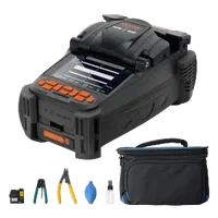 VEVOR Fiber Fusion Splicer 6 Motors, Core Alignment Fiber Optic Fusion Splicer with 4″ Digital LCD Screen, Image Storage, 3 in 1 Auto Focus Optical Fiber Holder Cleaver Kit 5-6s Splicing 9-25s Heating | VEVOR US