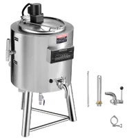 VEVOR Milk Pasteurizer 30L, Commercial Milk Pasteurization Machine, Food Grade 304 Stainless Steel, Professional Pasteurization with Time and Temperature Control, for Milk Juice Yogurt Sterilization | VEVOR US
