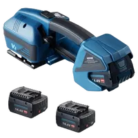 VEVOR Electric Strapping Machine, for 0.35″-0.63″ PP PET Straps, Portable Electric Banding Tool with Digital Display, 2 x 4000mAh Battery Powered Automatic Strapping Tool for Packaging Box Pallet | VEVOR US