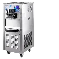 VEVOR Dual 12L Hopper Soft Serve Ice Cream Unit, 3 Flavor Options, 2500W, LCD Display, Ideal for Eateries & Snack Bars | VEVOR US