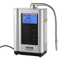 VEVOR Alkaline Water Ionizer Machine, pH 3.5-10.5 Alkaline Acidic Hydrogen Water Purifier, 7 Water Settings Home Filtration System, Up to -650mV ORP, 8000L Per Filter, Auto-Cleaning, White | VEVOR US