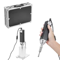 VEVOR Portable Ultrasonic Homogenizer, 0.3 in Titanium Alloy Probe, 30KHz Ultrasonic Frequency, 50-300ml Capacity, Handheld and Desktop Dual Use, Sonicator Processor Cell Disruptor Mixer with Stand | VEVOR US