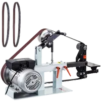 VEVOR 2″ x 82″ Belt Grinder, 2HP 1500W, 3 in 1 Constant Speed Belt Disc Sander with 3 Grinding Wheel, 110V Bench Sander with 12-inch Wheel and Flat Platen Tool Rest for Knife Making | VEVOR US