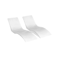 VEVOR In-Pool Lounge Chairs, Set of 2 Chaise Lounger, Inside Pool Lounge Chairs for up to 5″ Water Depths, Fixed in Pools & Floating on Water, Suitable for All Pool Types, Poolside & Sun Deck Tanning | VEVOR US