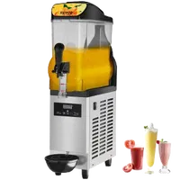 VEVOR Commercial Slushy Machine, 12L/3.2Gal Stainless Steel Margarita Smoothie Frozen Drink Maker, 50 Cup Triple Bowl Slushie Maker, 500W Slushie Machine for Home Party Restaurants Cafe Bars Use | VEVOR US
