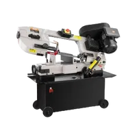 VEVOR Metal Horizontal Band Saw, 7 x 12 in Rectangular Cutting Capacity, 110/220V Metal Vertical Cutting Bandsaw with 1.1 kW Motor, 0-45° Angle Adjustment, Variable Speed, for Metal, Wood, and Plastic | VEVOR US