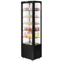 VEVOR Refrigerated Display Case, 9.8 Cu.Ft./278L Large Pastry Display Case, 5-Tier Commercial Display Refrigerator with LED Lighting, TURBO Cooling, Frost-Free Air-Cooling, for Bakery | VEVOR US