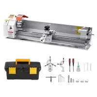 VEVOR Metal Lathe Machine, 8.7 x 39 in, Precision Bench Power Metal Lathe, Automatic Feed, 0-2500 RPM Variable Speed, 1250W Brushless Motor, for Processing Precision Parts Soft Metals Wood Plastics | VEVOR US