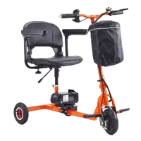 VEVOR Foldable 3 Wheel Mobility Scooter for Seniors, Portable Electric Powered Mobility Scooter with 12 Mile Long Range, All Terrain Travel Wheelchair with 48V Lithium-ion Battery, Max Support 330LBS | VEVOR US