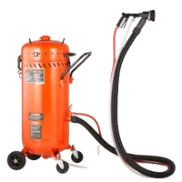 VEVOR 28 Gallon Vacuum Sand Blaster, Dustless Sandblaster with Built-in 1200W Vacuum System for Dust Control and Abrasive Recycle, 60-110 PSI Heavy Duty Abrasive Blasting Machine | VEVOR US