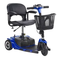 VEVOR 3-Wheel Folding Mobility Scooter for Seniors 12 Mile Range 265LBS Capacity | VEVOR US