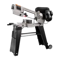 VEVOR Metal Horizontal Band Saw, 4 in x 6 in Rectangular Cutting Capacity, 110V Metal Vertical Cutting Bandsaw with 550W Motor, 0-45° Angle Adjustment, Variable Speed, for Metal, Wood, and Plastic | VEVOR US