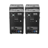 VEVOR Cold Spark Machine, 4 Pack 700W Output Fireworks Controllers, 6.6-16.4ft Adjustable Height, with Advanced DMX System,LED Screen,Portable Handle, Aluminum Alloy for Stage DJ Wedding Event,Party | VEVOR US