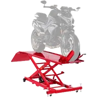 VEVOR Motorcycle Lift Table, 1000lbs Weight Capacity, 360° Flexible Moving Motorcycle Jack Stand, 8.6-31 in Height Range, Heavy Duty Bike Repair Stand with Security Lock for ATVs, Dirt Bike | VEVOR US