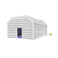 VEVOR Inflatable Nightclub, 29.5 x 19.7 x 13.1 Ft, Blow up Party Tent with 1100W Blower, Large Inflatable Night Club Tent for Adults, Easy Setup Inflatable House Air Cube for Wedding Birthday White | VEVOR US