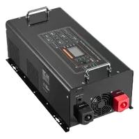 VEVOR Pure Sine Wave Inverter Charger, 4000 Watt, DC 24V to AC 120V Power Inverter with LCD Display, Remote Control, Solar Inverter for Off-Grid Solar RV Boat Home, Compatible with Various Batteries | VEVOR US